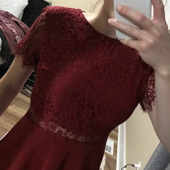 Red Francesca’s skater dress size small - Picture 6 of 9